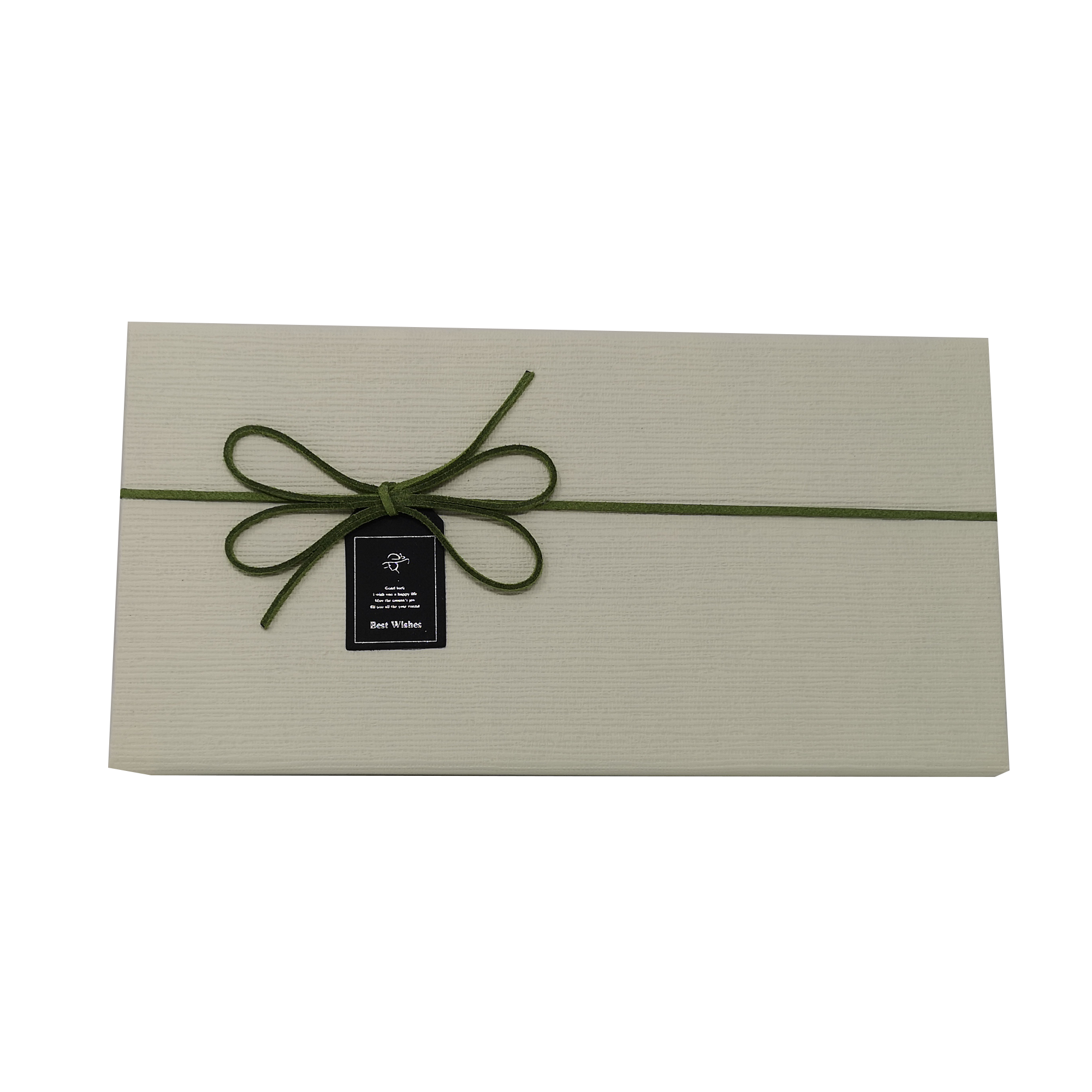 Rechteckige, starre magnetische Geschenkbox mit Band und Schleife