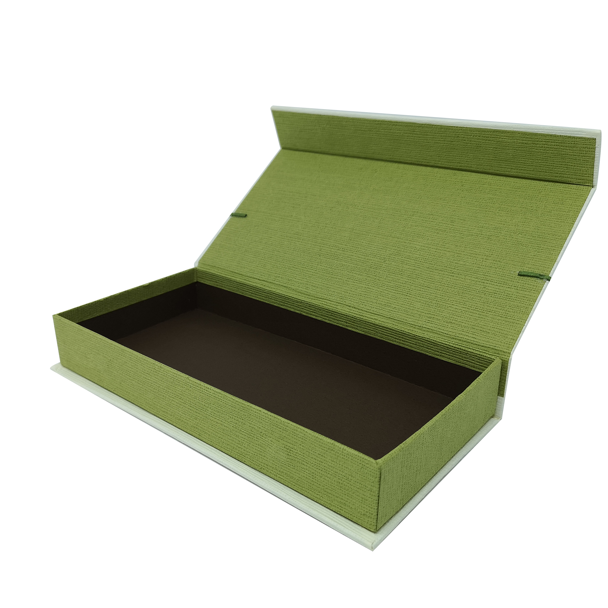 Rechteckige, starre magnetische Geschenkbox mit Band und Schleife