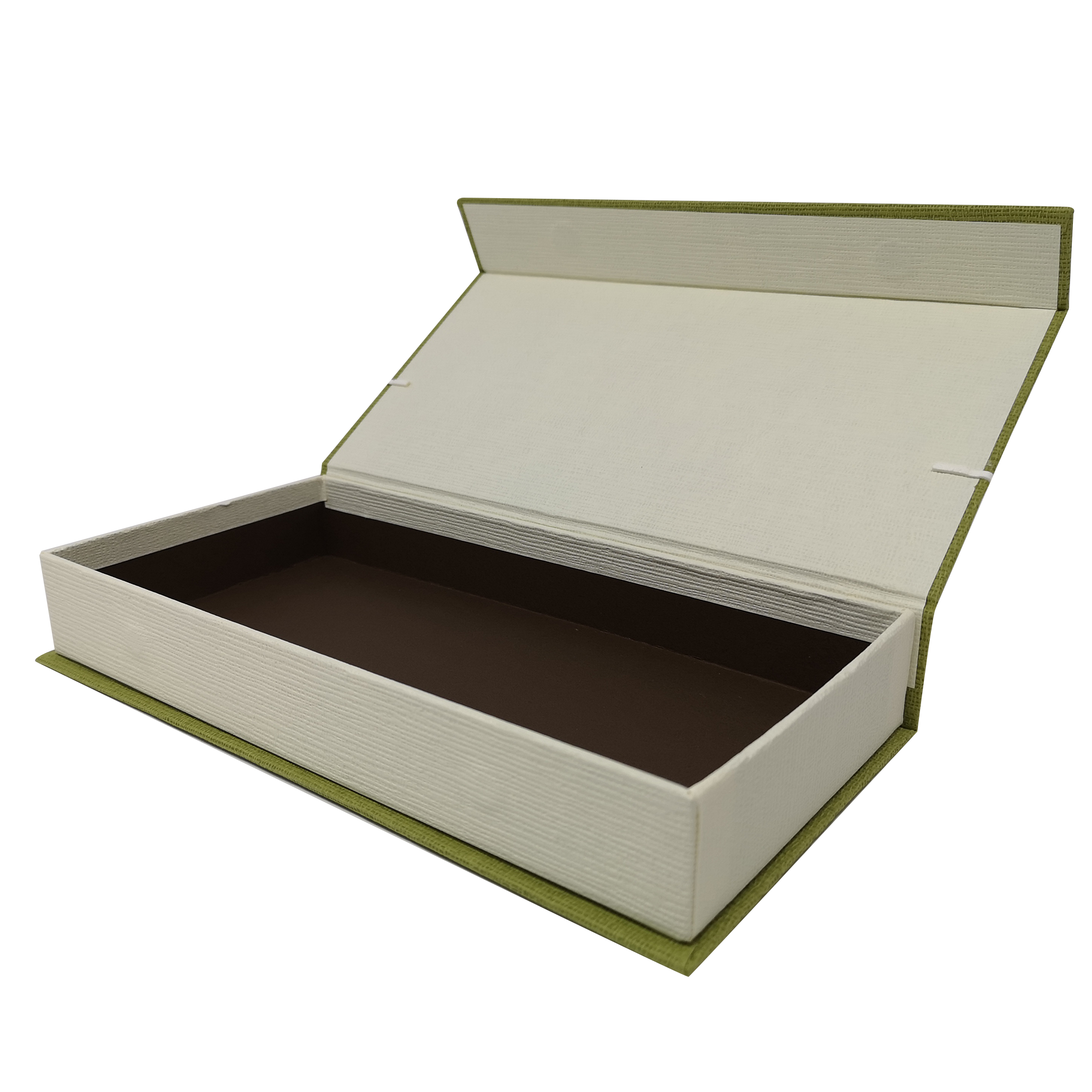 Rechteckige, starre magnetische Geschenkbox mit Band und Schleife