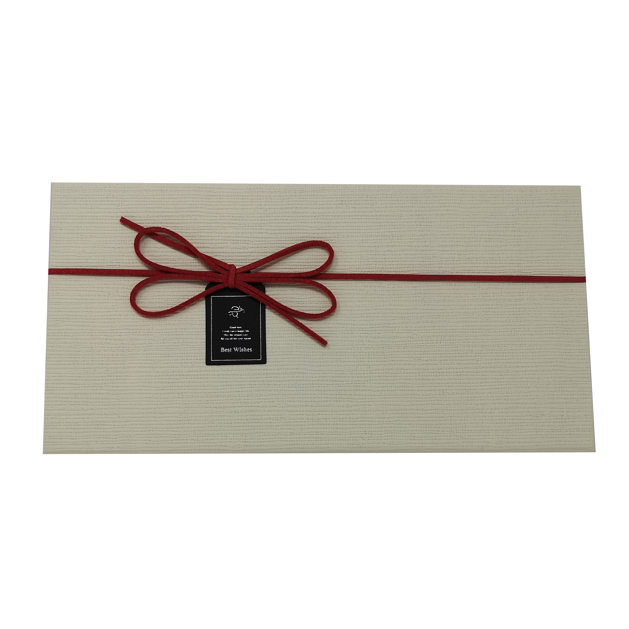 Rechteckige, starre magnetische Geschenkbox mit Band und Schleife