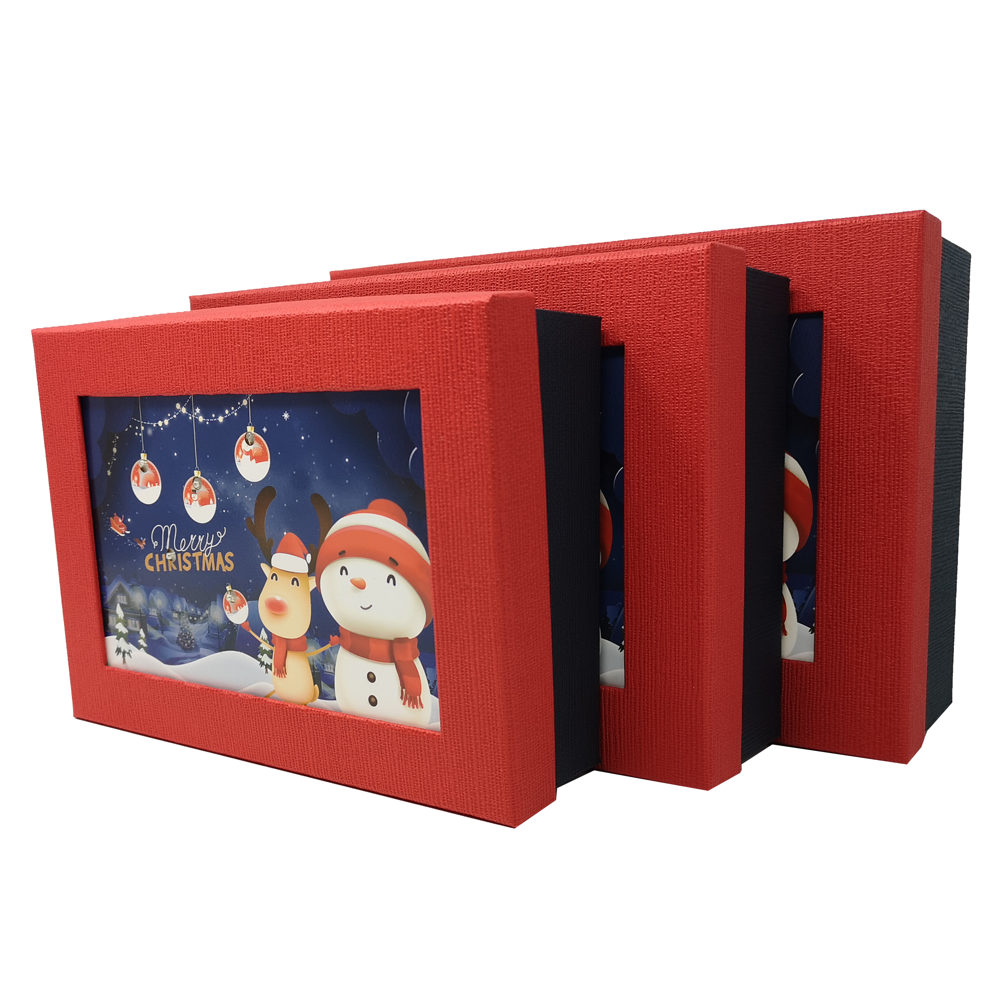 Multicoloured Light Up Christmas Rigid Gift Box