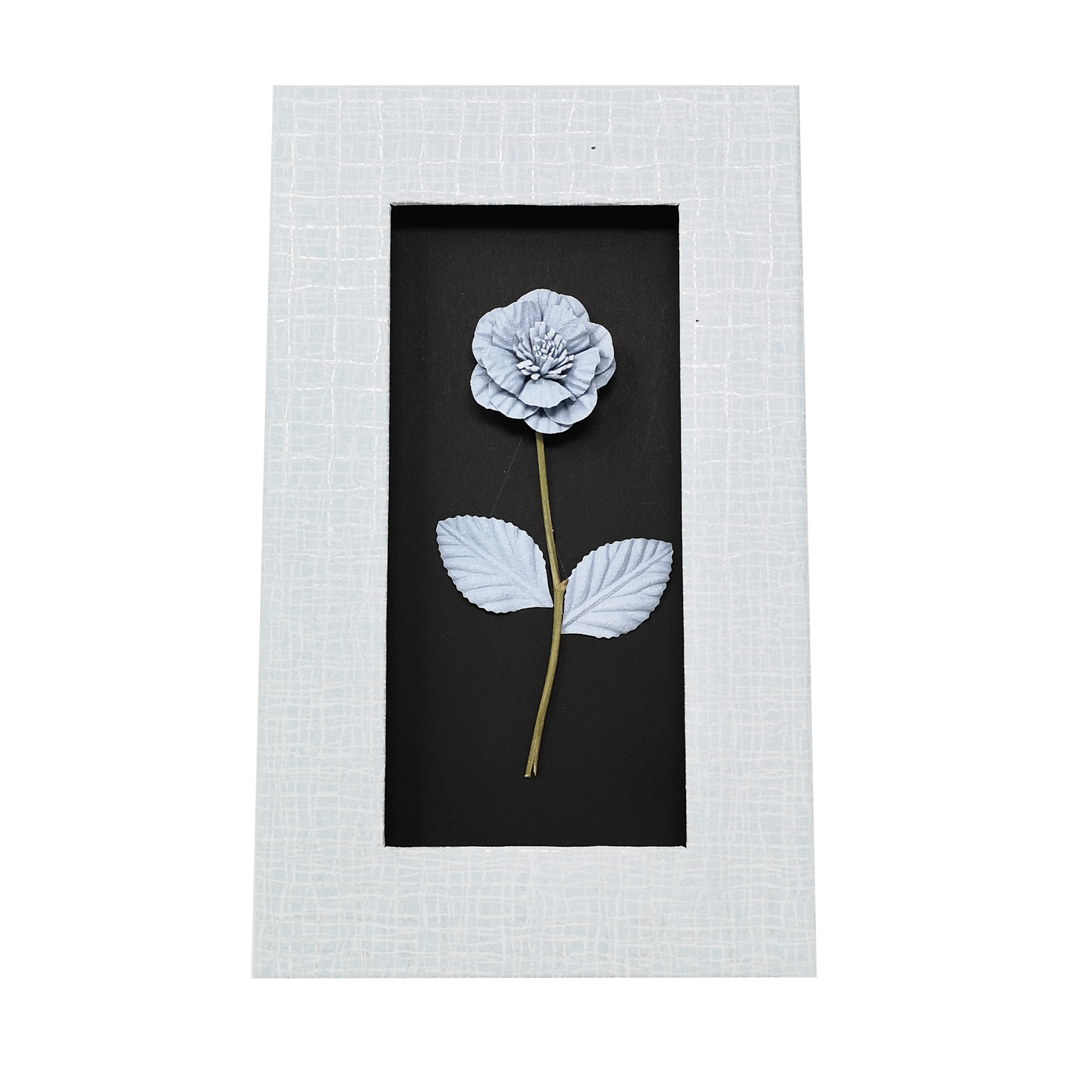 Rechteckige, starre, handgefertigte Blumen-Geschenkbox
