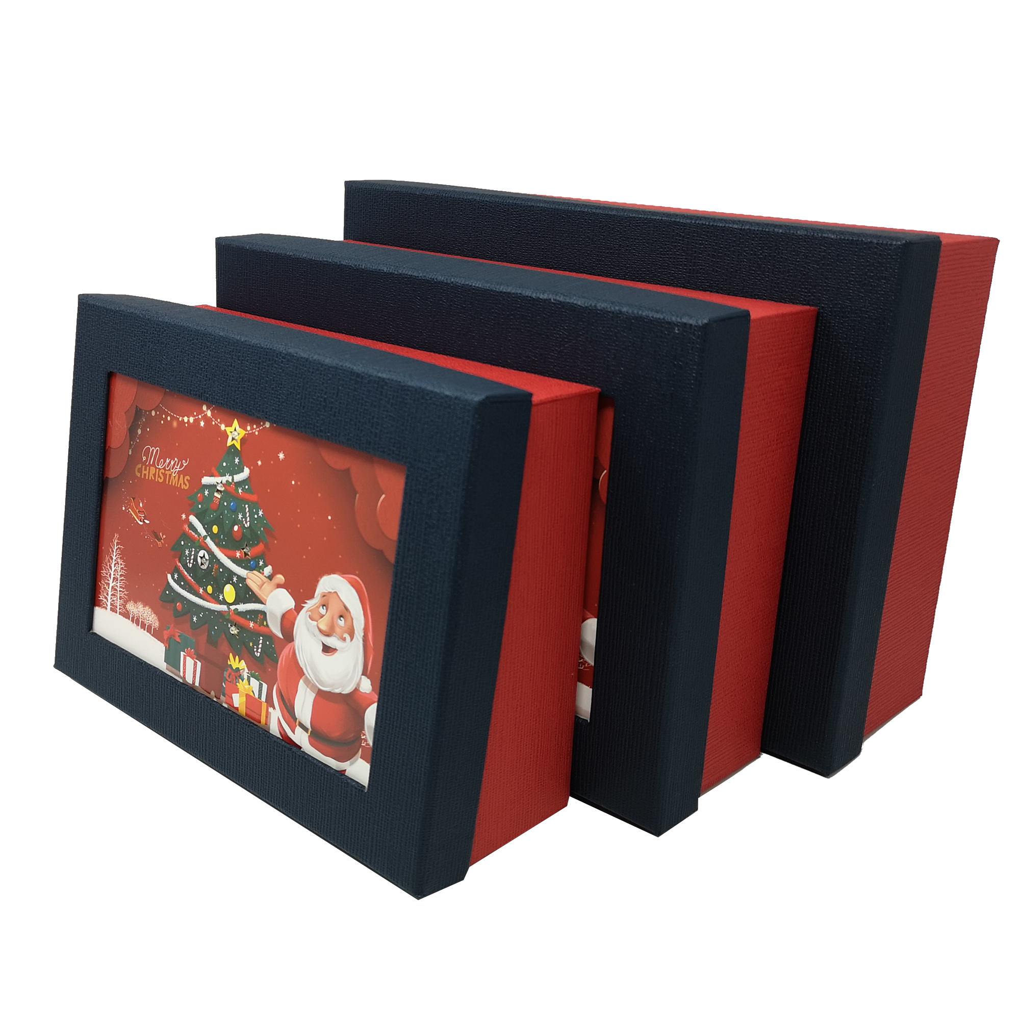 Multicoloured Light Up Christmas Rigid Gift Box
