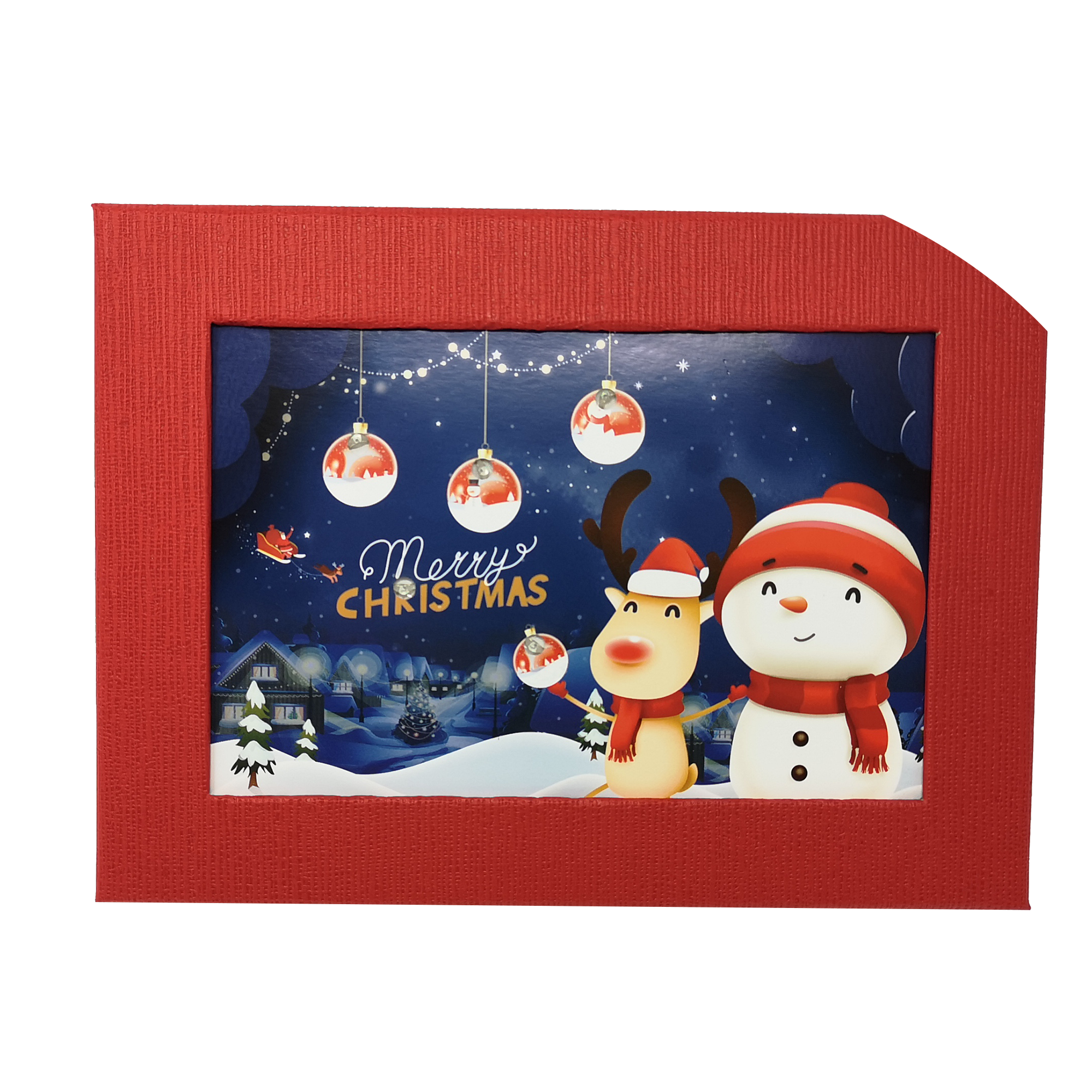 Multicoloured Light Up Christmas Rigid Gift Box