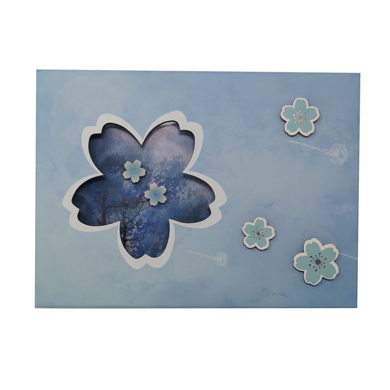 Blossom Pattern with Confetti Gift Box
