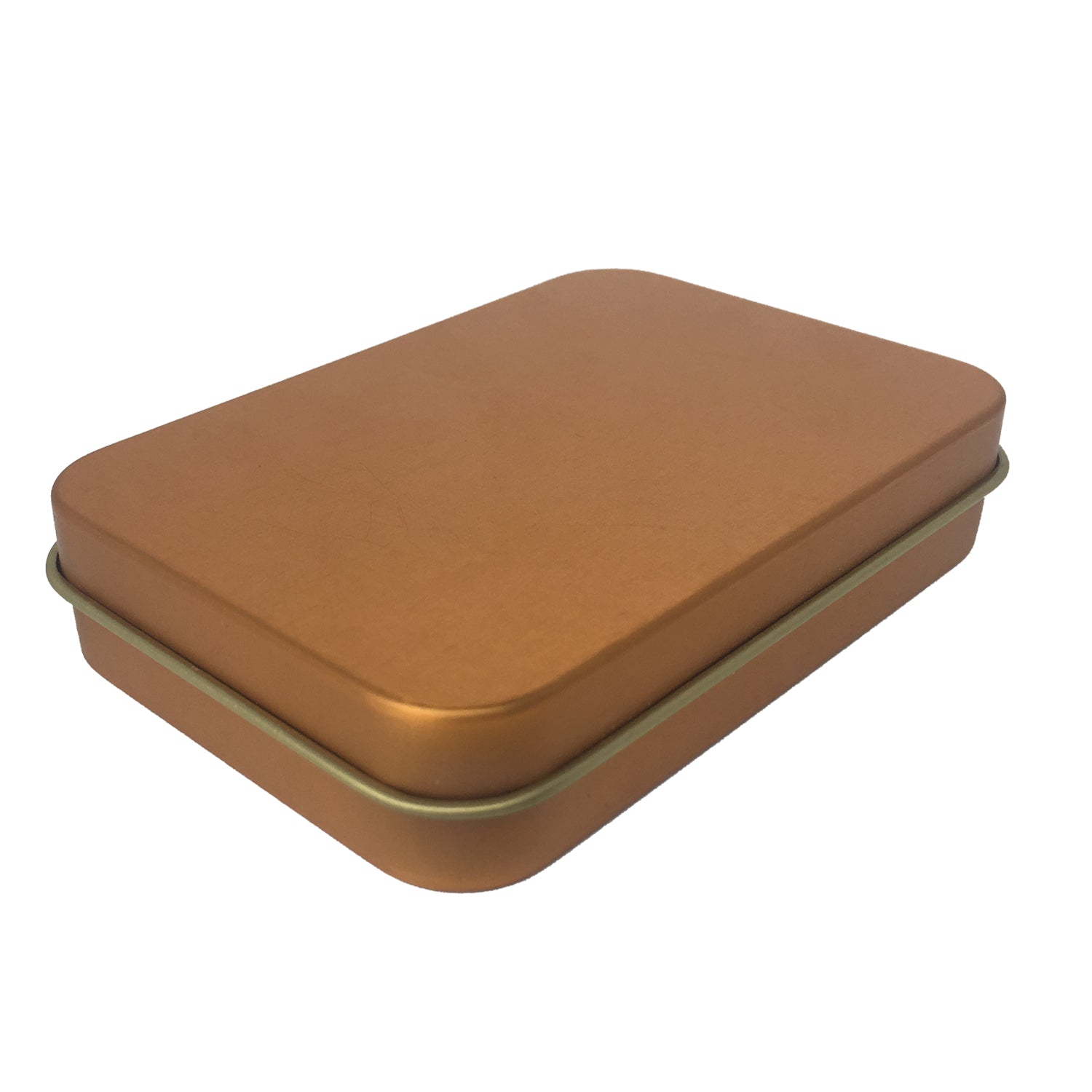 Wholesale Stock Plain & Printed Rectangular Gift Tin Box With Solid Lid/ L88 x W60 x H18(mm)