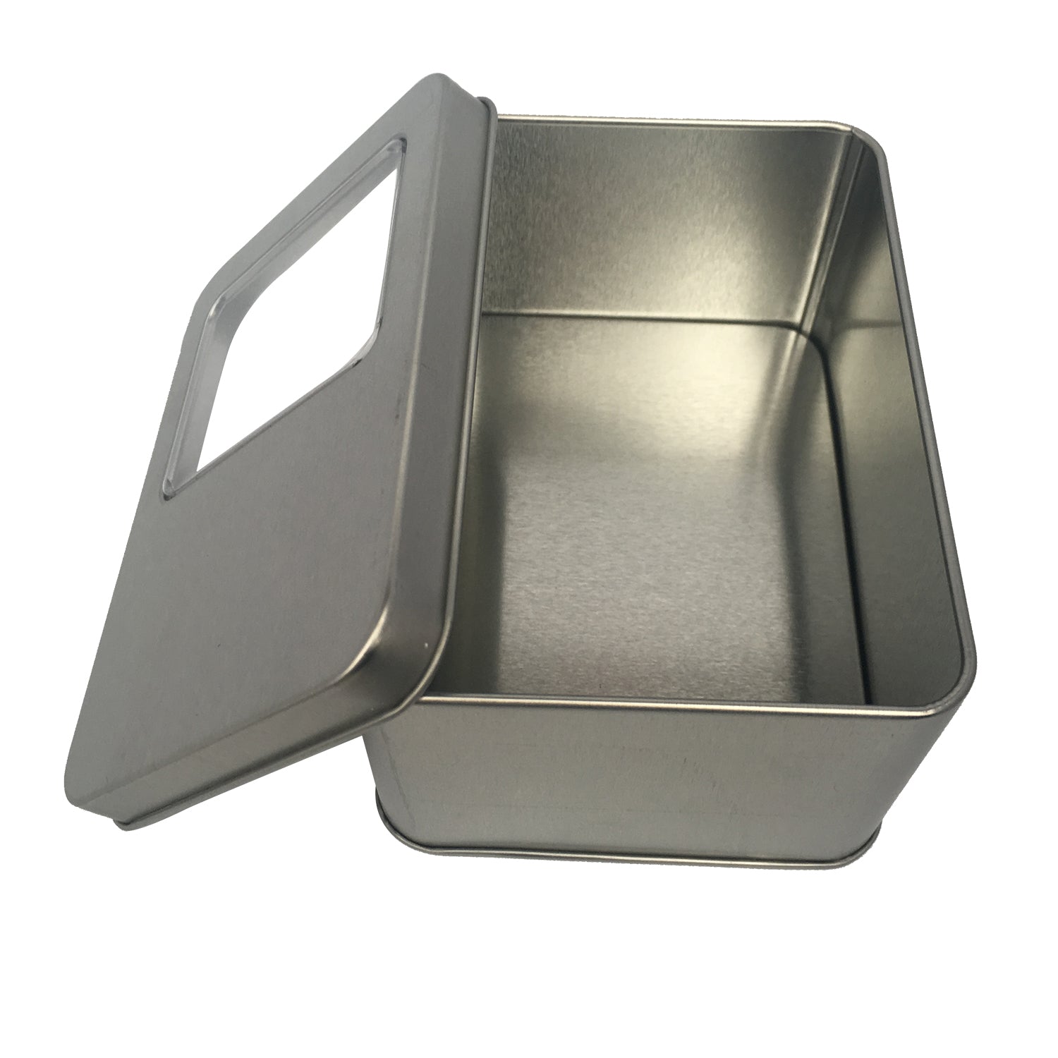 Sample of 70pcs Rectangular Gift Tin Box With Solid Lid/ Window Lid/ Oval Window/ EVA Foam Inserts/ Item Ref: RMTB0009