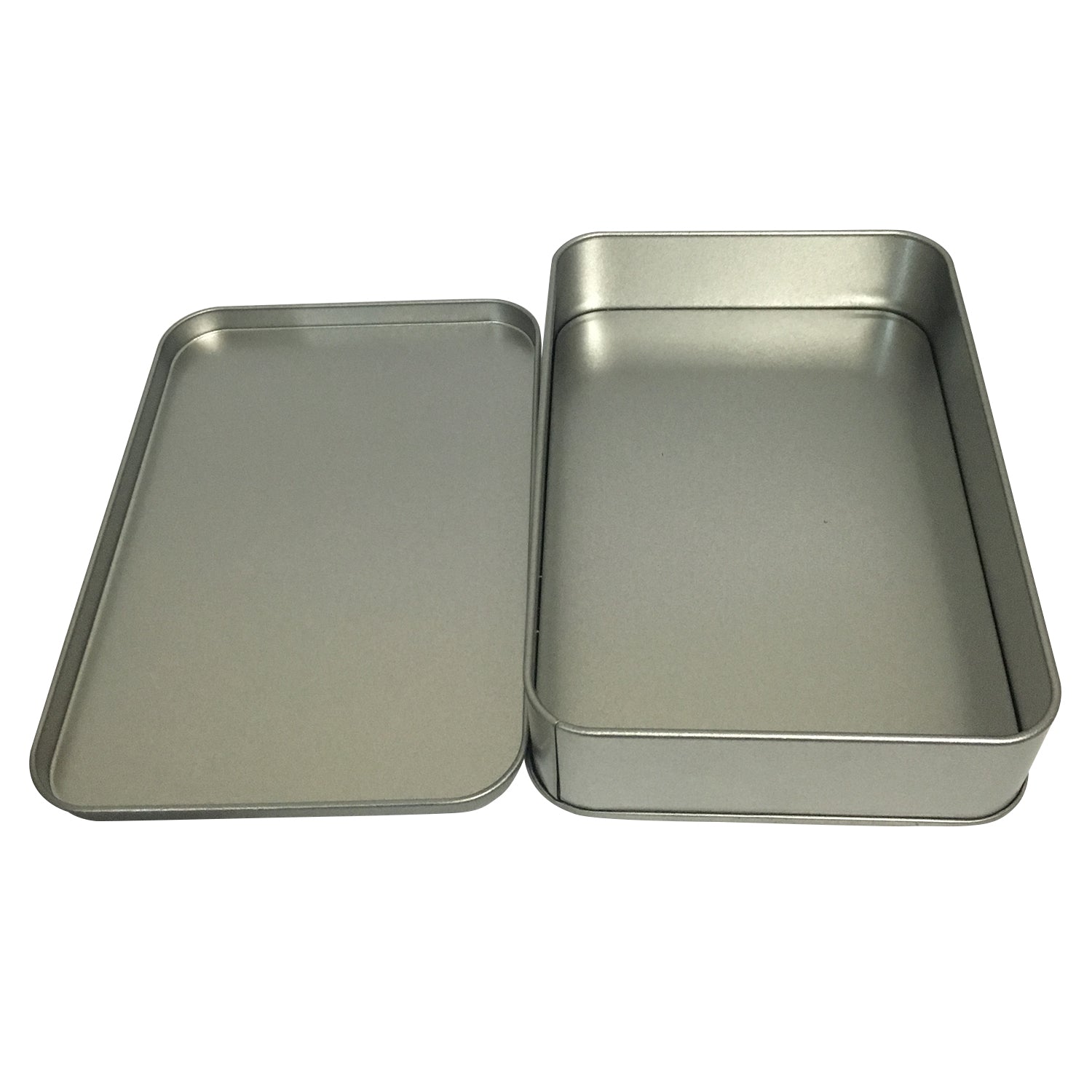 100pcs Rectangular Gift Tin Box With Solid Lid/ L160 x W110 x H35(mm)