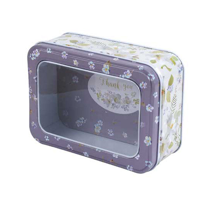 Rectangular Window Lid Storage Tin - Ld Packagingmall