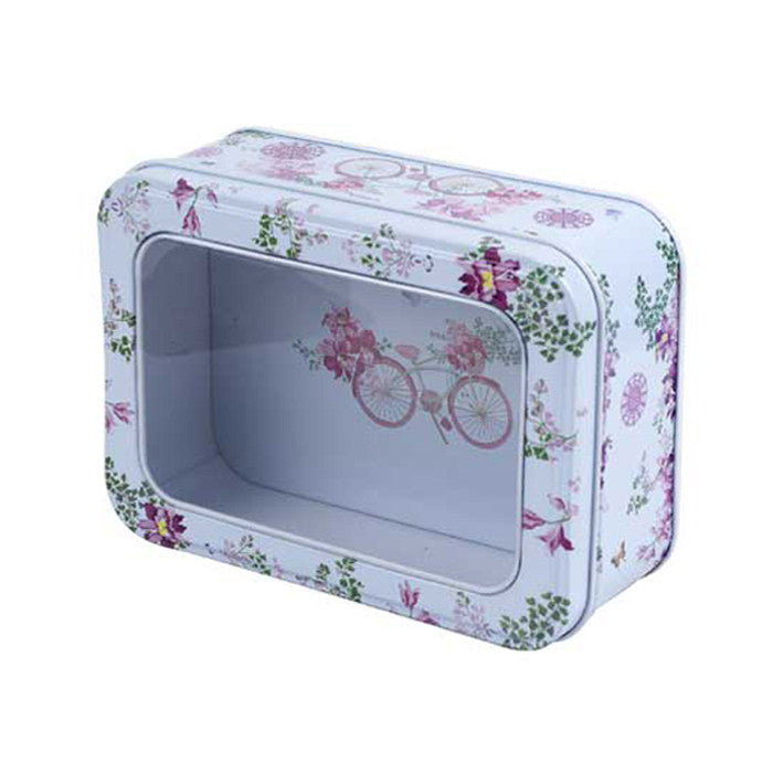 Rectangular Window Lid Storage Tin - Ld Packagingmall