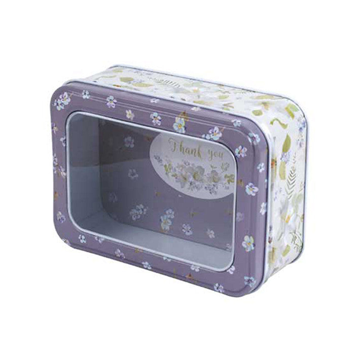 Rectangular Window Lid Storage Tin - Ld Packagingmall