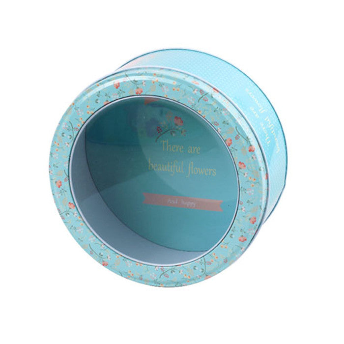 Round Window Lid Storage Tin - Ld Packagingmall
