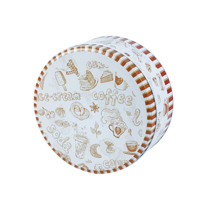 Round Slip Lid Cookie Storage Tin - Ld Packagingmall