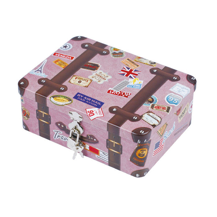 Rectangular Solid Lid Storage Tin with Lock - Ld Packagingmall