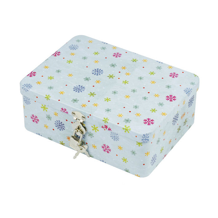 Rectangular Solid Lid Storage Tin with Lock - Ld Packagingmall