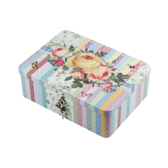 Rectangular Solid Lid Storage Tin with Lock - Ld Packagingmall