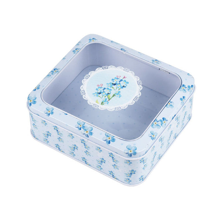 Square Window Lid Storage Tin - Ld Packagingmall