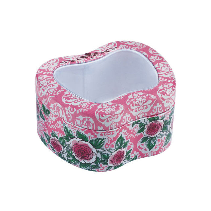 Apple Shaped Slip Lid with Window Storage Tin - Ld Packagingmall