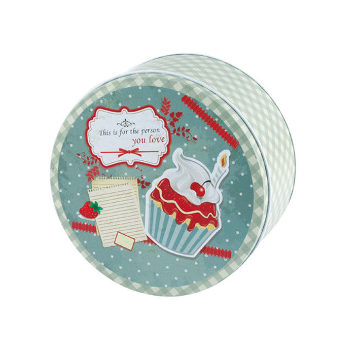 Round Slip Lid Cookie Storage Tin - Ld Packagingmall