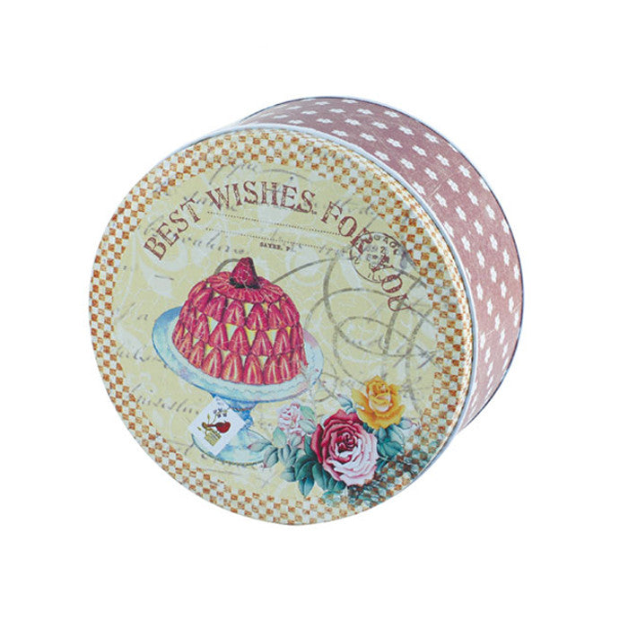 Round Slip Lid Cookie Storage Tin - Ld Packagingmall