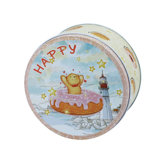 Round Slip Lid Cookie Storage Tin - Ld Packagingmall