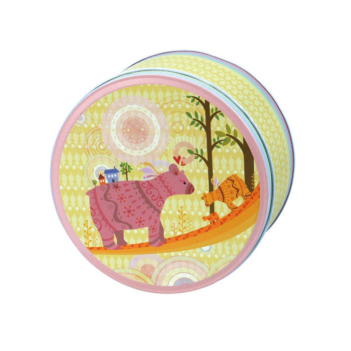 Round Slip Lid Cookie Storage Tin - Ld Packagingmall