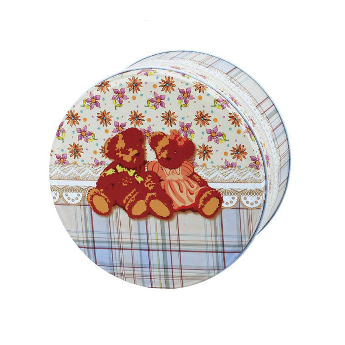 Round Slip Lid Cookie Storage Tin - Ld Packagingmall