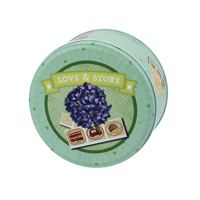 Round Slip Lid Cookie Storage Tin - Ld Packagingmall