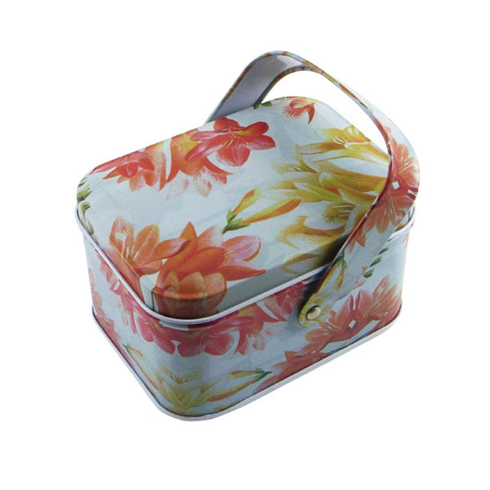 Rectangular Slip Lid Storage Tin with Handle - Ld Packagingmall