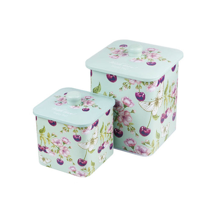 Square Biscuit Barrels-Set of 2 - Ld Packagingmall