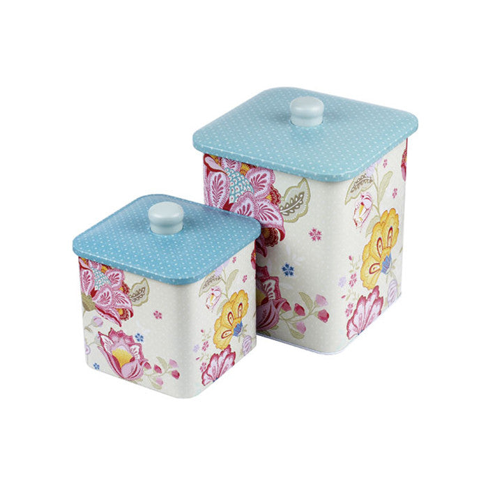 Square Biscuit Barrels-Set of 2 - Ld Packagingmall