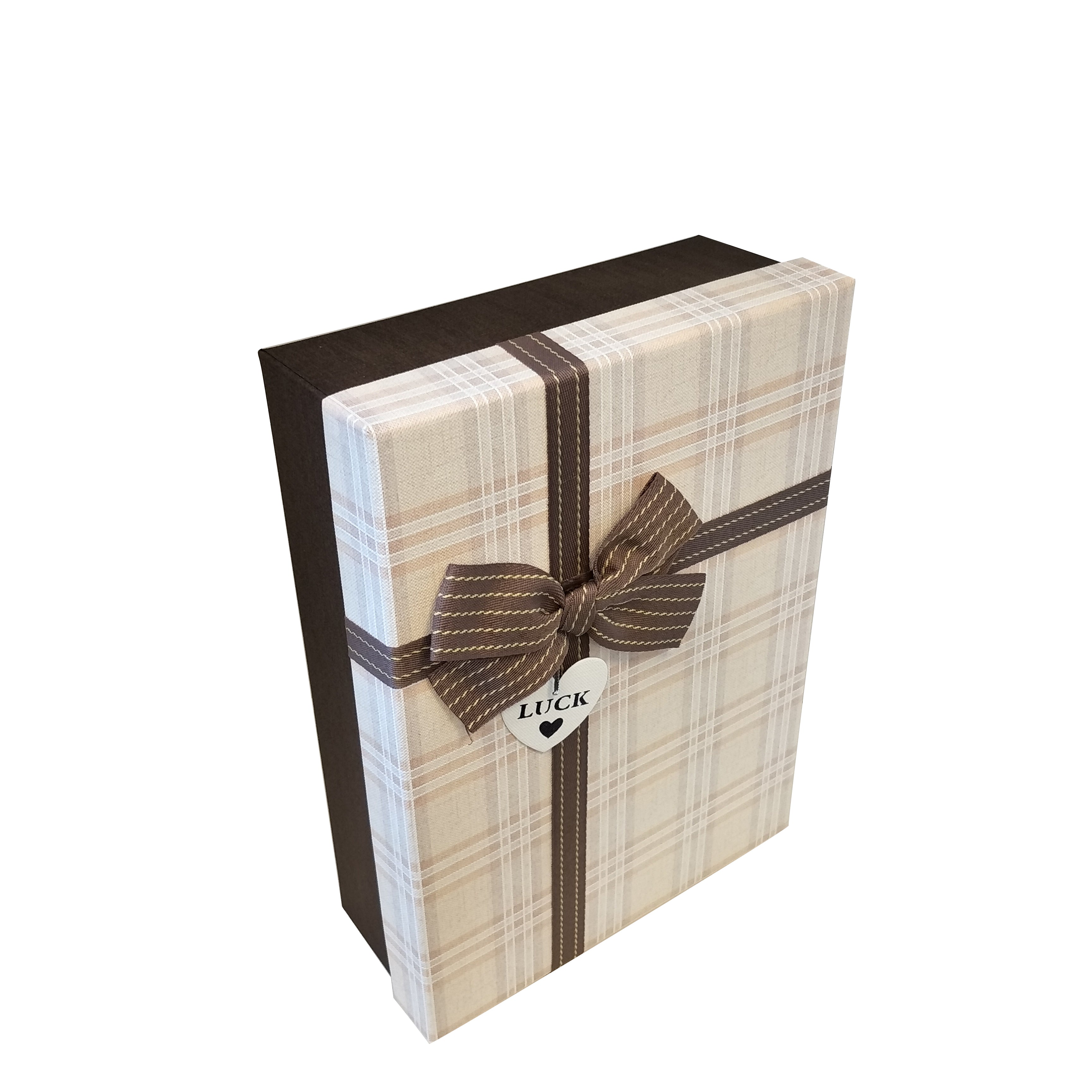 Luxury Nested Rigid Rectangular Gift Box With Lift Off Lid And Ribbon & Bow- Set Of 3 - Ld Packagingmall
