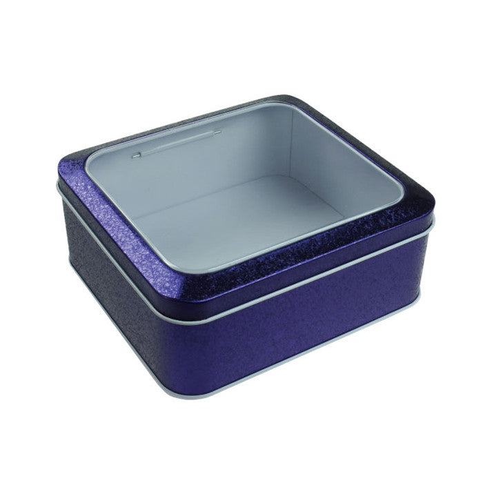 Square Window Lid Storage Tin - Ld Packagingmall