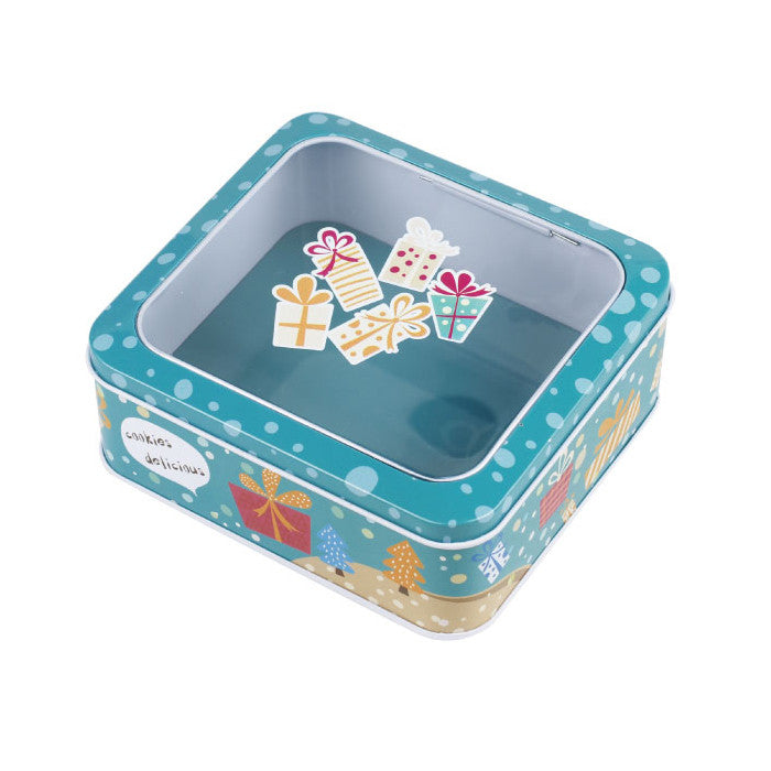 Square Window Lid Storage Tin - Ld Packagingmall