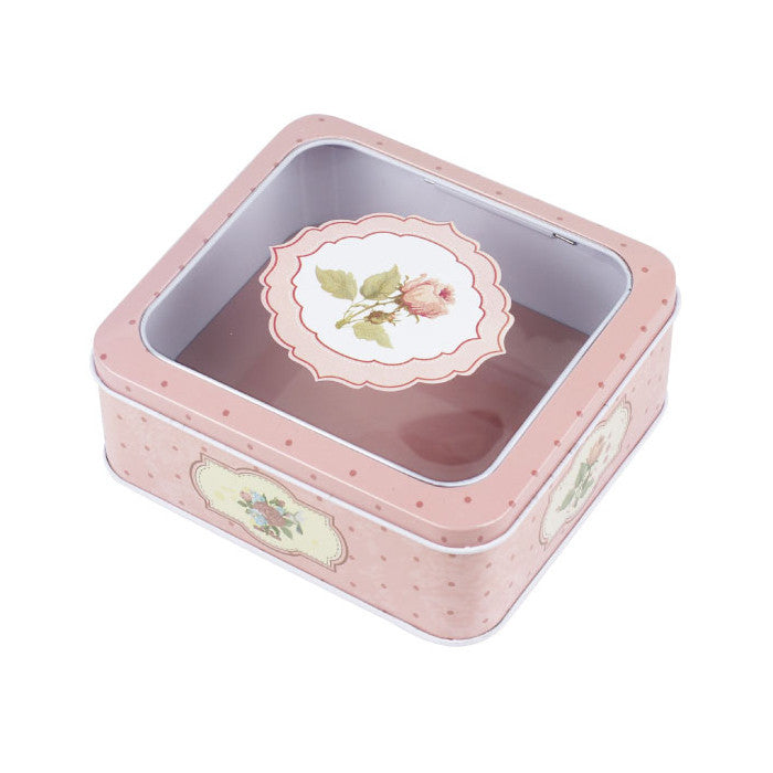Square Window Lid Storage Tin - Ld Packagingmall
