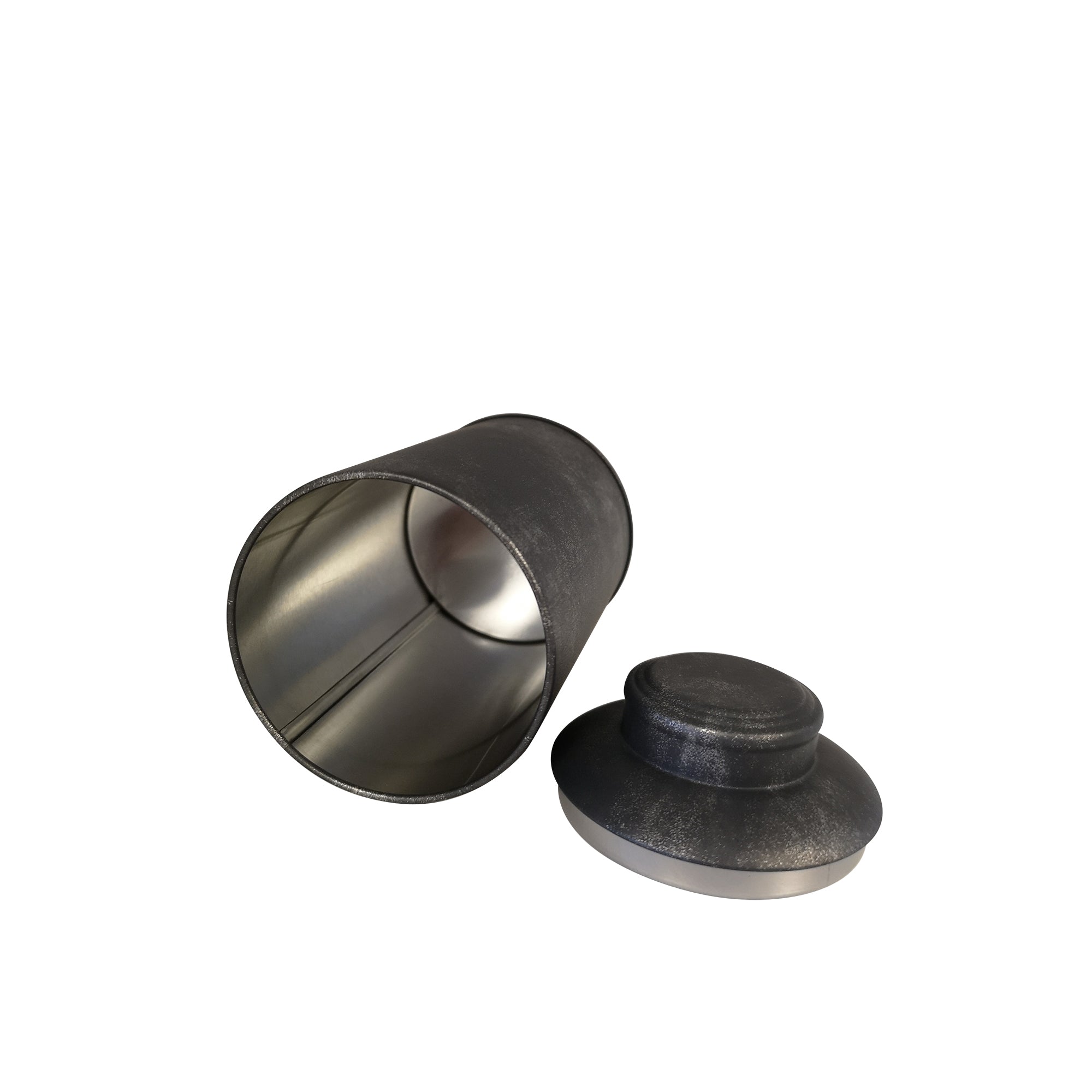 Round Tea Coffee Tin With Dome Slip Lid