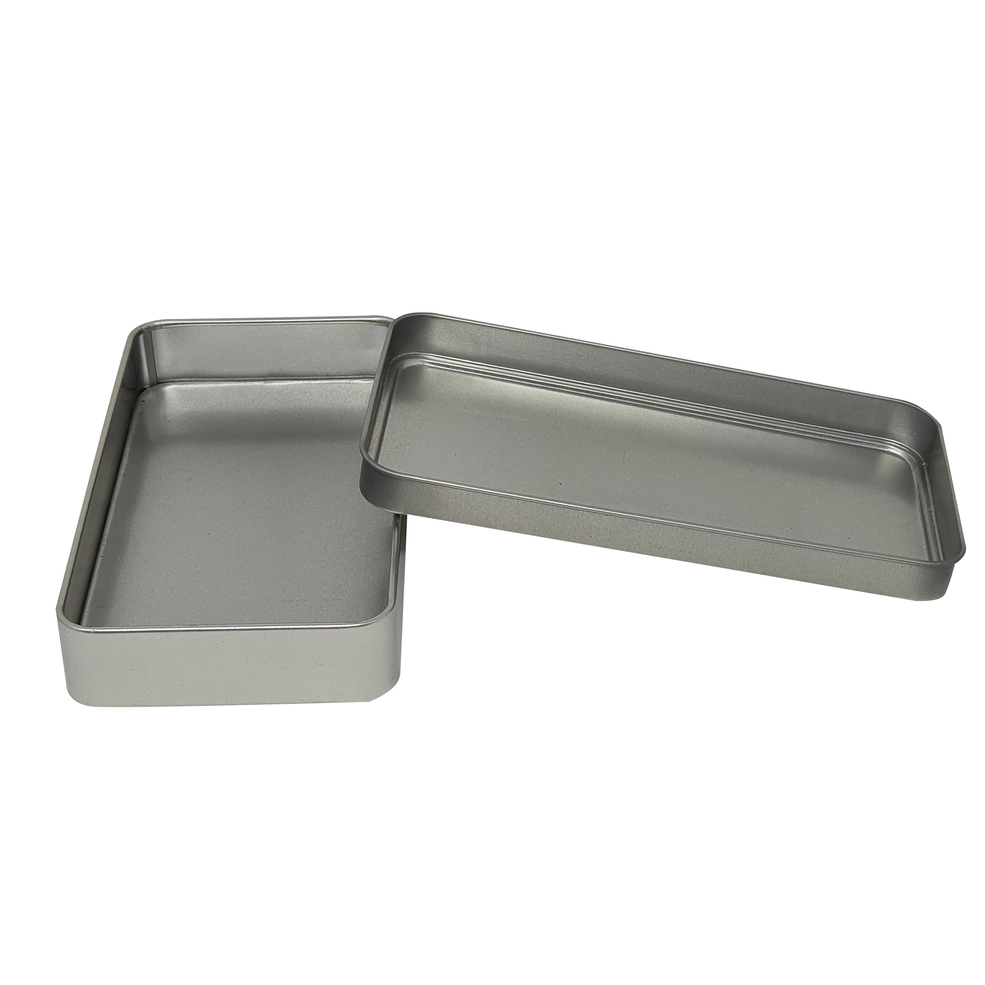 Sliver Gift Tin Box with Solid Lid/ L150 x 80 x H25(mm)