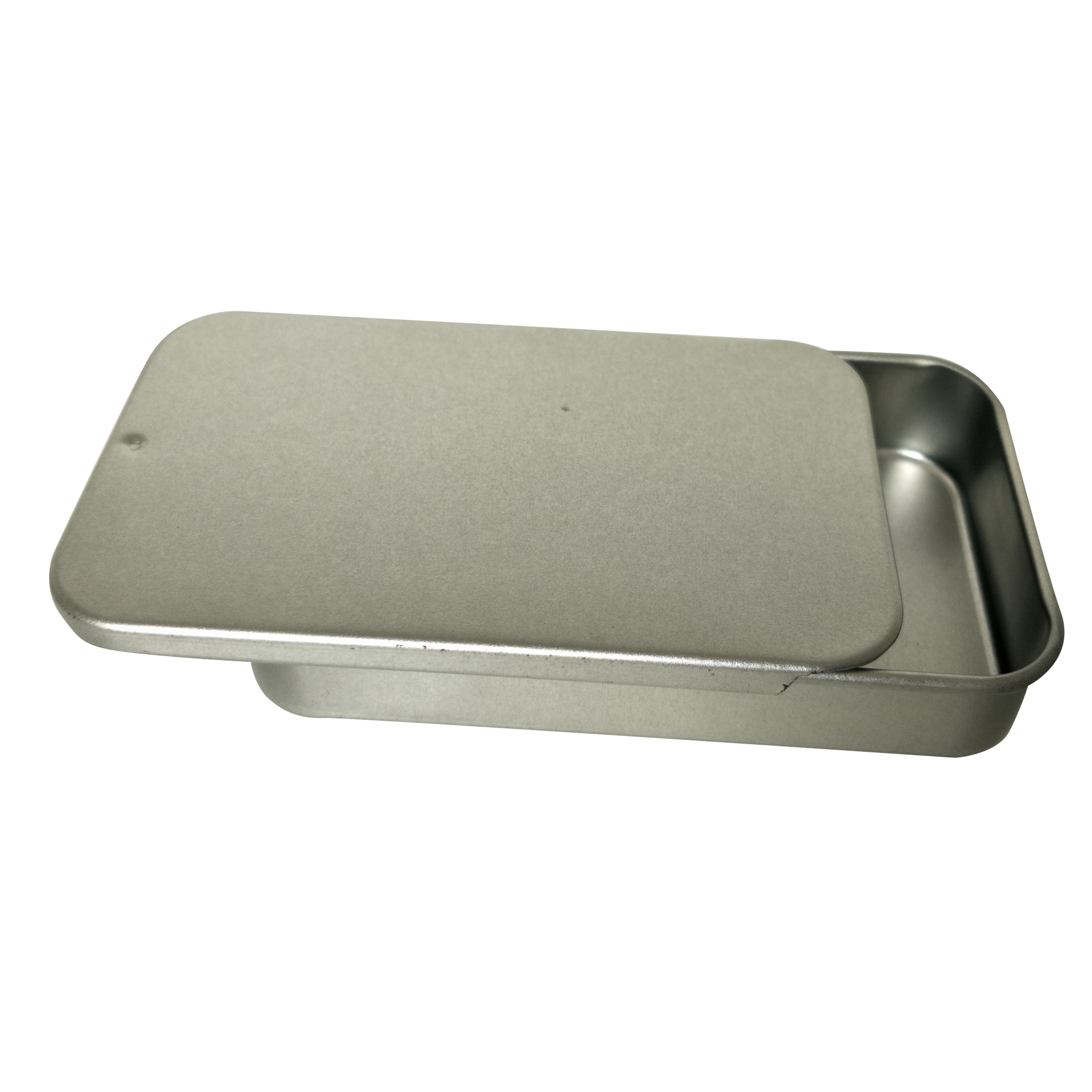 Wholesale Silver/ White/ Black/ Pink Rectangular Tin Box with Sliding Lid
