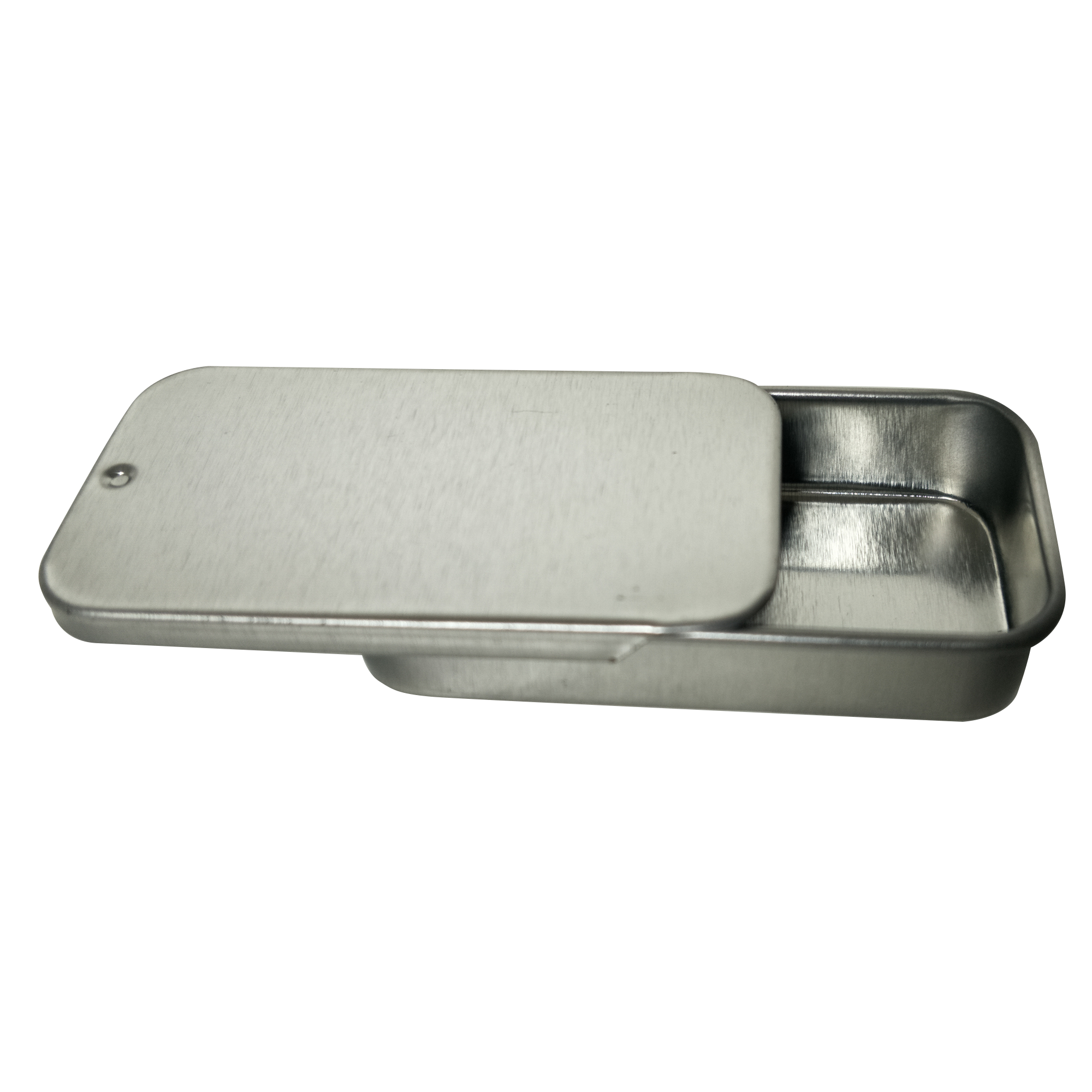 Wholesale Silver/ White/ Black/ Pink Rectangular Tin Box with Sliding Lid