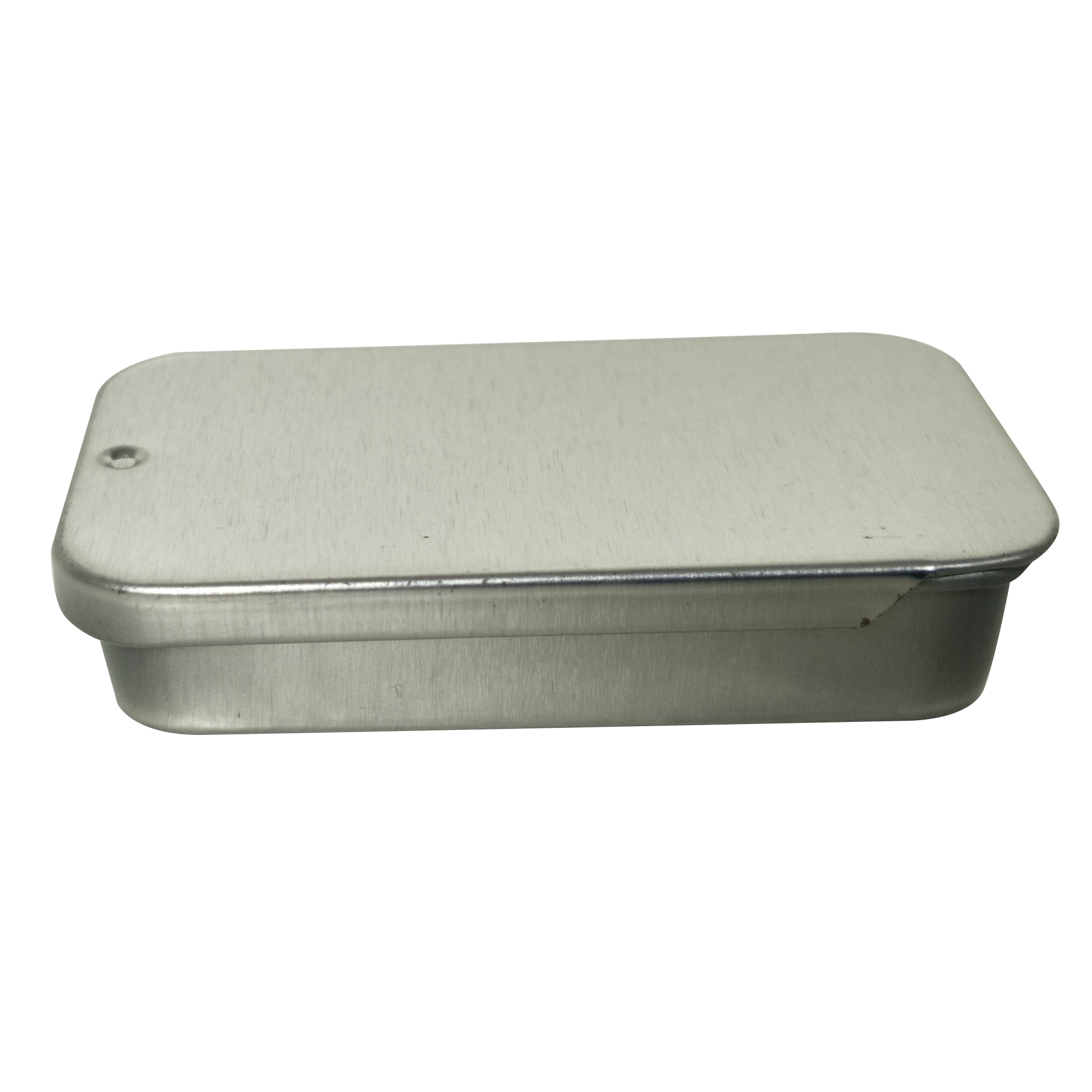 Sliding lid clearance tin box