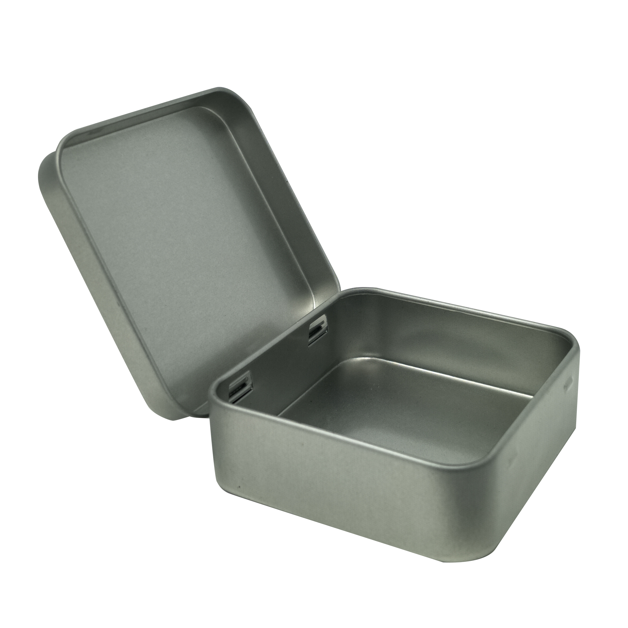 Wholesale Square Plain & Printed Gift Tin Box With Hinged Lid/ L70 x W70 x H23(mm)