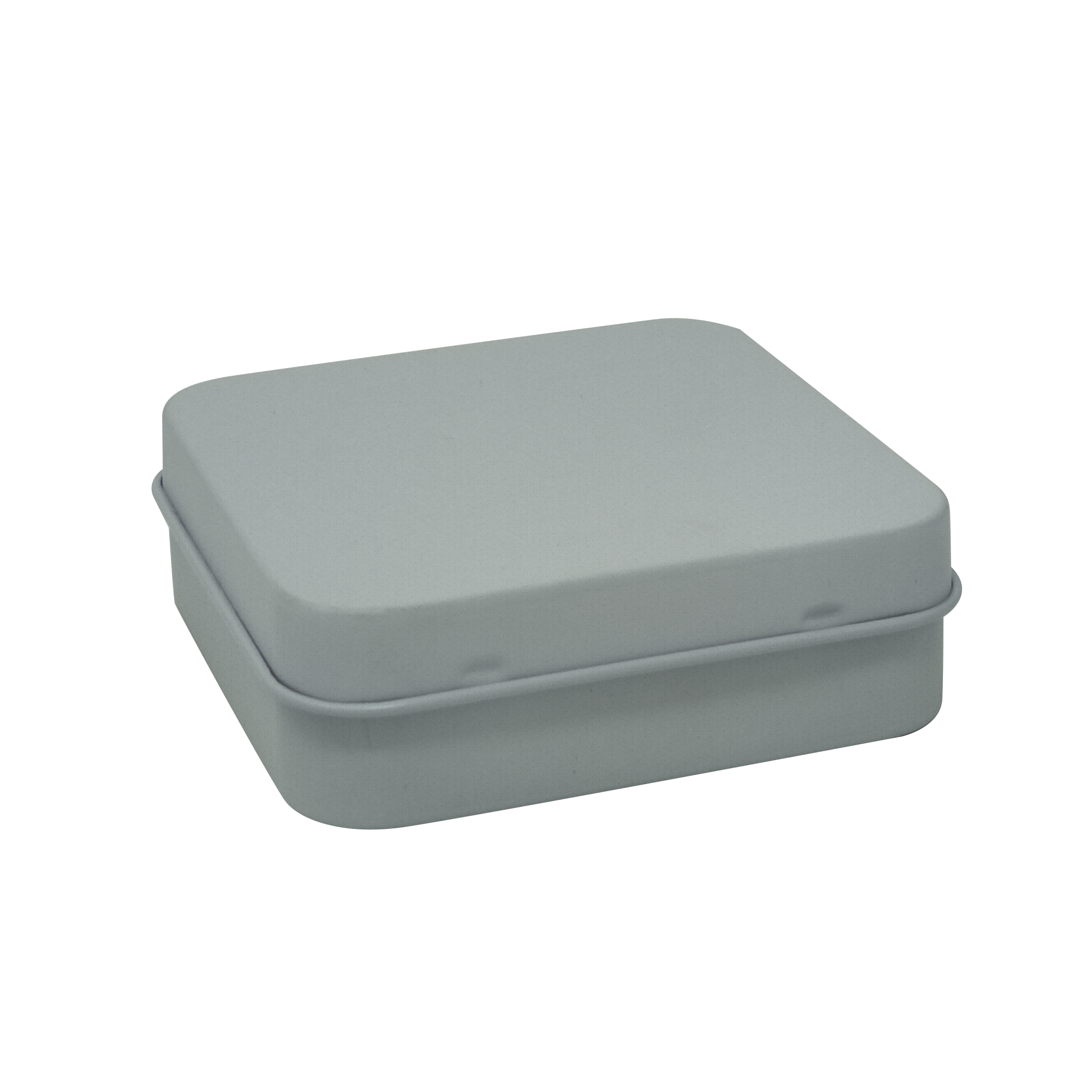 Wholesale Square Plain & Printed Gift Tin Box With Hinged Lid/ L70 x W70 x H23(mm)
