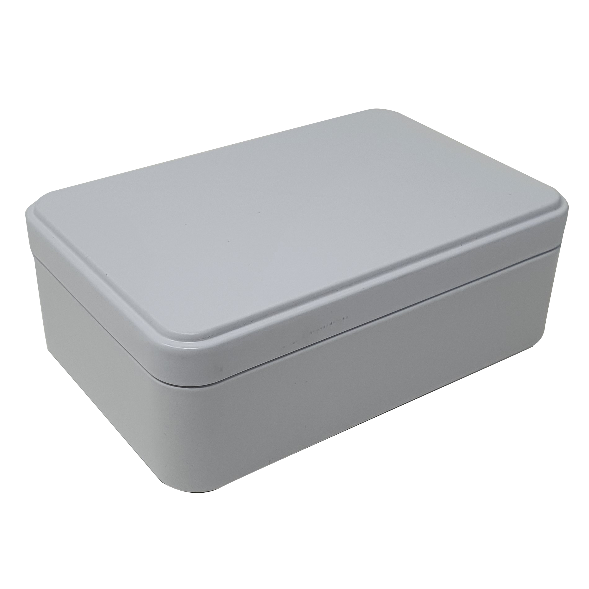 Wholesale White Rectangular Gift Tin Box With Solid Lid/ L150 x W100 x H50(mm)