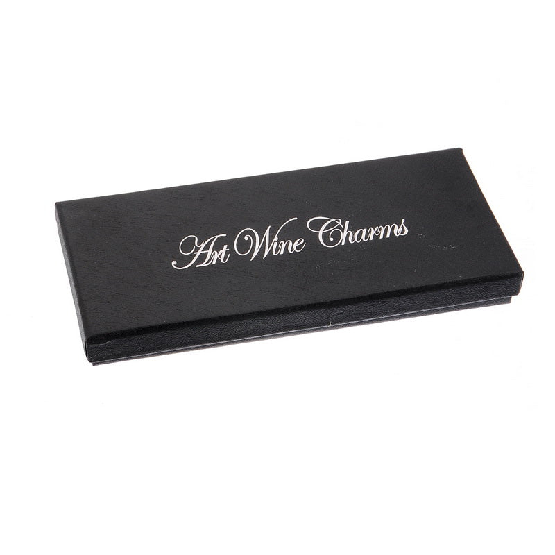 Black Rectangle Collection Art Wine Charms Gift Boxes Jewelry Packaging & Display - Ld Packagingmall