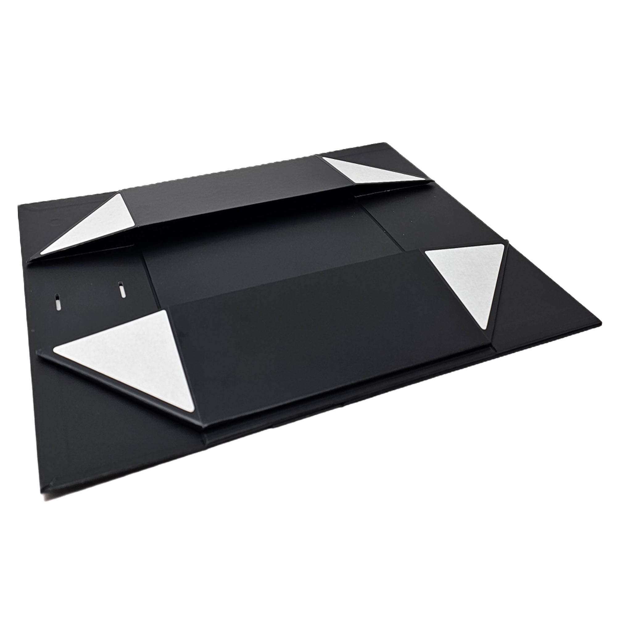 Wholesale A4 Size Black Folding Magnetic Gift Box with Changeable Ribbon