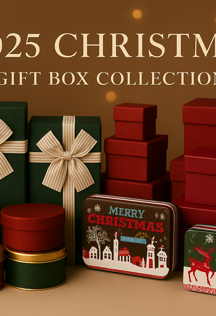 <h4>Browse our extensive 2025 Christmas gift box collection featuring a variety of plain and printed gift boxes and tins.</h4>