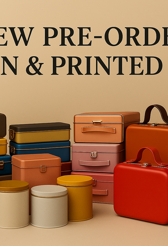 <h4>Discover the elegance of our luxury tin collection - designed for style, storage, and sophistication. Pre-order now to receive exclusive discount.</h4>