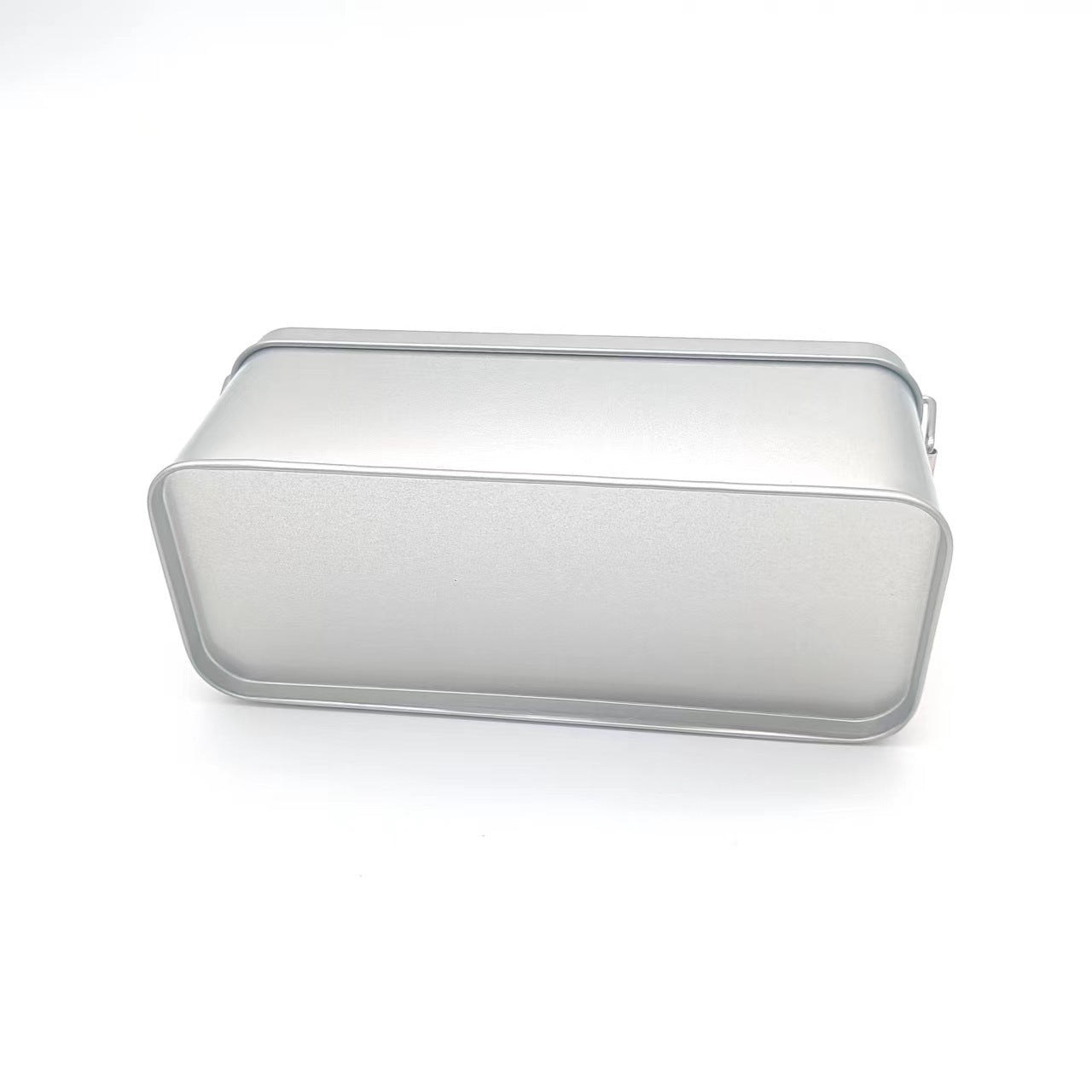 Silver Rectangular Tin with Clip Lid / L150 x W60 x H60(mm)