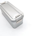 Silver Rectangular Tin with Clip Lid / L150 x W60 x H60(mm)