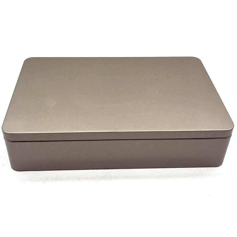 Large Rectangular Lift Off Lid Plain & Printed Tin / L248 x W160 x H55(mm)